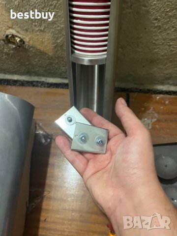 Диспенсър за чаши - неръждавейка, снимка 3 - Други стоки за дома - 42142071