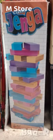 Детска игра Дженга (Пластмасова) 1 метър 