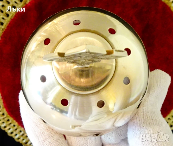 Бронзово кандило,кадило шедьовър., снимка 6 - Антикварни и старинни предмети - 50774418