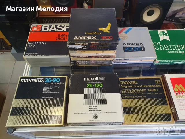 18см. ролки Maxell, BASF, SONY и др. Използвани. Много добро състояние. 50лв./бр., снимка 4 - Други - 49386133