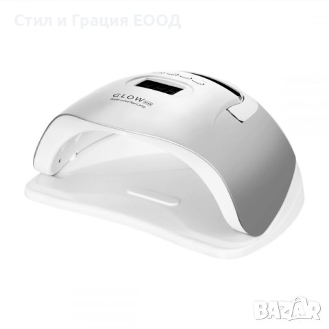 Лампа за сушене на нокти Led Glow F2 RP 220W - розова,сребриста, снимка 10 - Педикюр и маникюр - 41507634