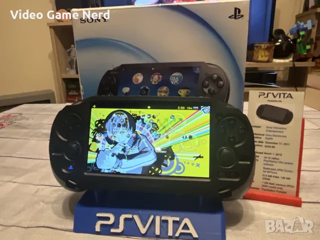 PS Vita моднат 256GB + калъф + кутия | Отлично състояние | Само РАЗМЯНА