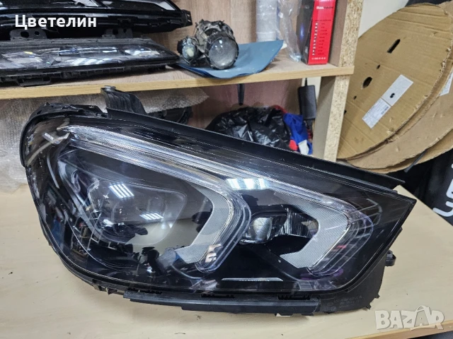 Десен фар Mercedes GLE W167 Multibeam desen far мерцедес 167 мултибим, снимка 2 - Части - 51241918