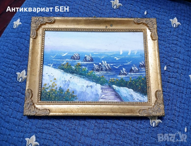 " МОРСКИ ПЕЙЗАЖ " 💙 , снимка 2 - Декорация за дома - 53585810