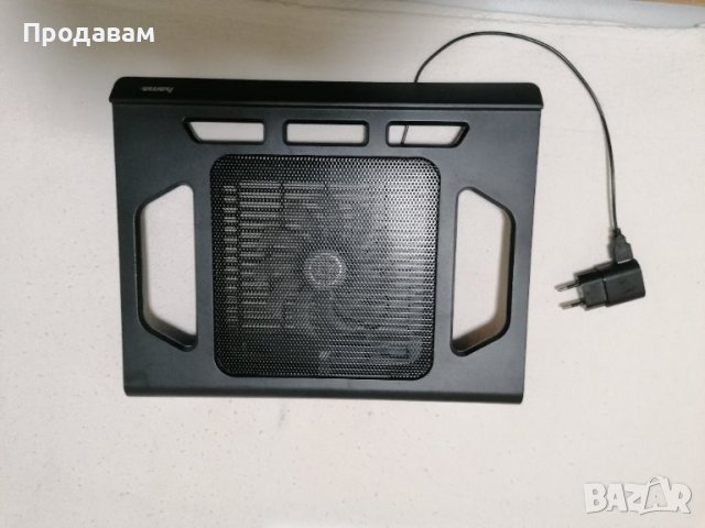 Охладител за лаптоп с вентилатор Hama, снимка 1 - Лаптоп аксесоари - 44296833