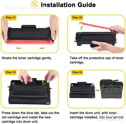 Нов Комплект 2 броя тонер касети мастило за офис принтер Brother, снимка 7 - Други - 41650331