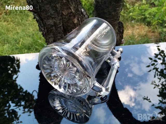 Немска халба за бира с капак, снимка 6 - Антикварни и старинни предмети - 51184502