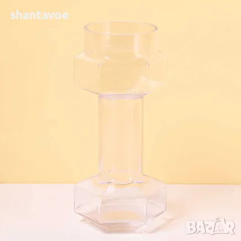 Стъклена халба за бира Дъмбел - 700 мл , снимка 3 - Подаръци за мъже - 47913795