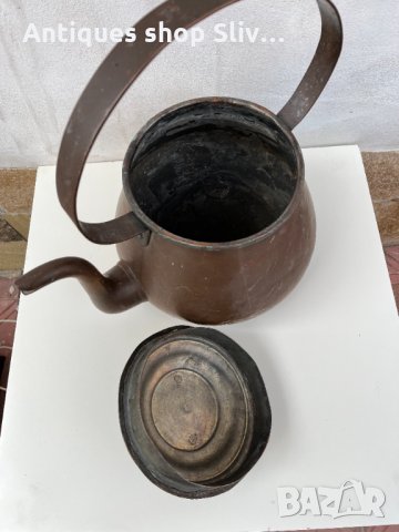Огромен меден чайник / кана / съд. №2001, снимка 4 - Антикварни и старинни предмети - 35987453