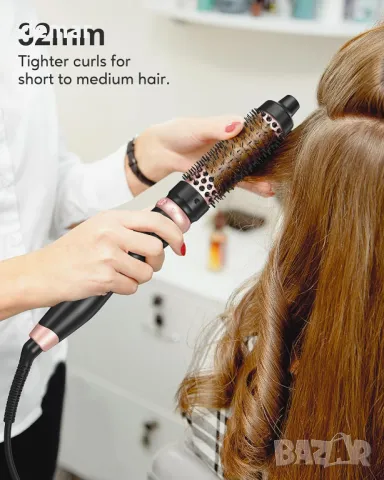 Комплект термични четки FARERY, керамична четка за къдрици 3 в 1, снимка 2 - Други - 49129208