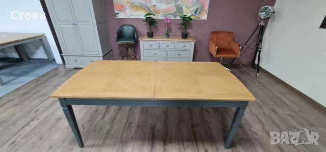 ПРОМОЦИЯ!!!Трапезна дървена маса със сиви крака, снимка 10 - Маси - 44149377