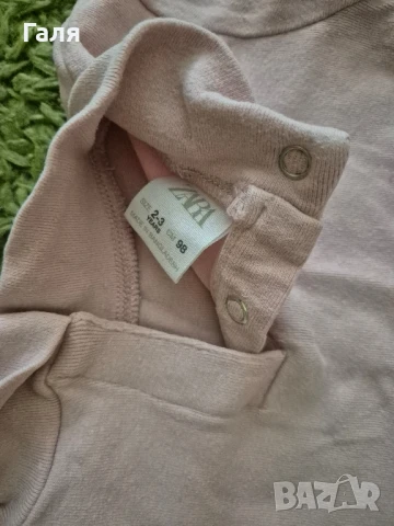 Детско поло за момиче - Zara , снимка 3 - Детски Блузи и туники - 51320042