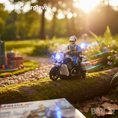 Полицейски мотор със светлини и звук - движение, екшън и усмивки, снимка 4 - Коли, камиони, мотори, писти - 53143770