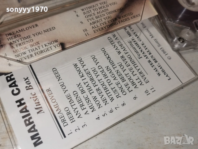 mariah carey 2701261028, снимка 2 - Аудио касети - 53241587