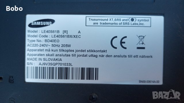 POWER BOARD BN44-00134A, снимка 3 - Части и Платки - 40548974