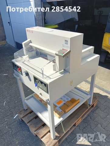 Гилотина за хартия IDEAL 4850-95 EP, снимка 3 - Други машини и части - 52262464