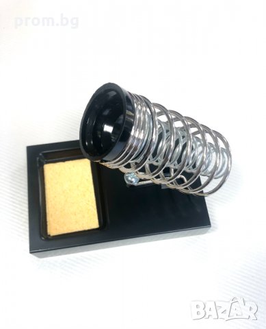 Стойка за запояване с почистваща гъба (54x34mm). Внос от Германия., снимка 1