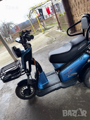 Двуместна електрическа триколка Maxx motors Pudingg, снимка 5 - Велосипеди - 53765685