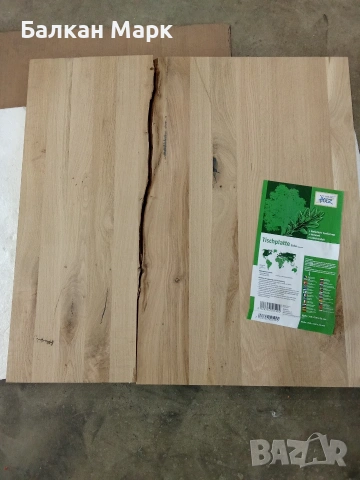 Дъбов плот за маса (Масив слепен) - 70х70 см (Внос от Германия)