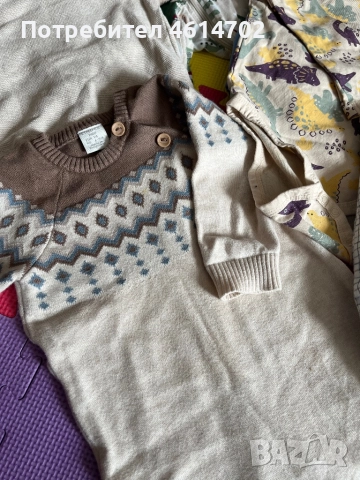 Бебешки дрешки за момче 6-9 месеца, 74cm, снимка 2 - Столчета за кола и колело - 52147640