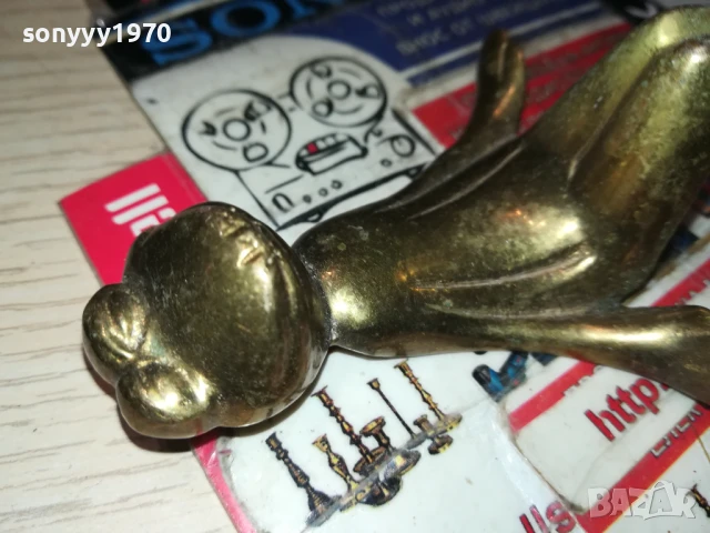 ЖАБА-11СМ-МЕД/МЕСИНГ 1506250902, снимка 10 - Антикварни и старинни предмети - 50669953