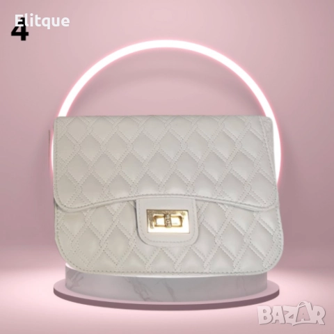 Елегантна вечерна чанта със златисти орнаменти, снимка 2 - Чанти - 52895689