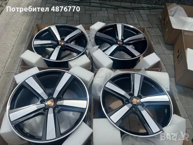Оригинални 22" джанти Porsche Cayenne Turbo 2025 – RONAL Exclusive Design – ЧИСТО НОВИ