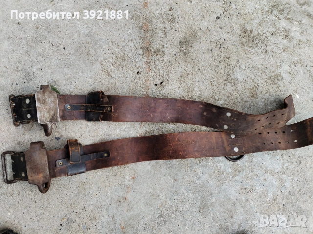 Немски пожарникарски брадви + колани, снимка 2 - Антикварни и старинни предмети - 52631882