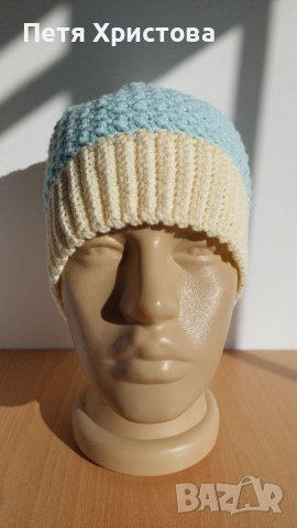 Ръчно изплетени шапки, снимка 2 - Шалове - 38393060