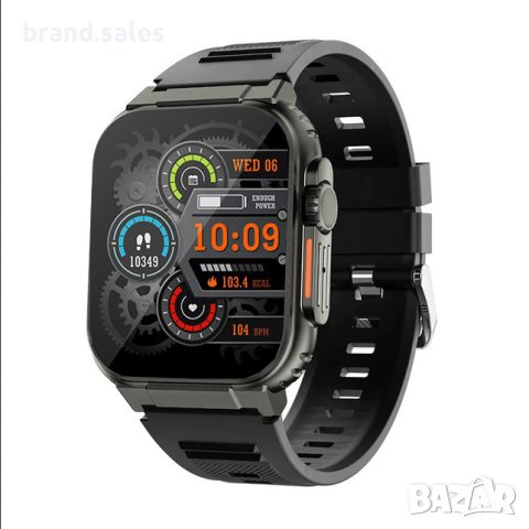 Нов смарт часовник със супер мощна батерия от 600mAh,запис на разговори,кръвно налягане,водоустойчив, снимка 3 - Смарт часовници - 41222661