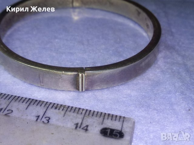 СТИЛНА и КРАСИВА СРЕБЪРНА РЕТРО АРТ ГРИВНА СРЕБРО 925 Стара МАЙСТОРСКА РЪЧНА ИЗРАБОТКА 37153, снимка 15 - Гривни - 42657333
