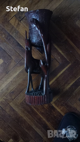 Пепелник от дърво, снимка 8 - Антикварни и старинни предмети - 6474920