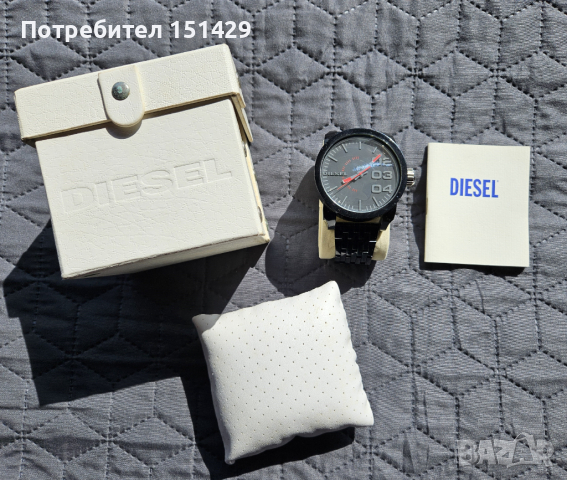 DIESEL 60мм оригинален мъжки часовник отлично състояние, снимка 3 - Мъжки - 44604298