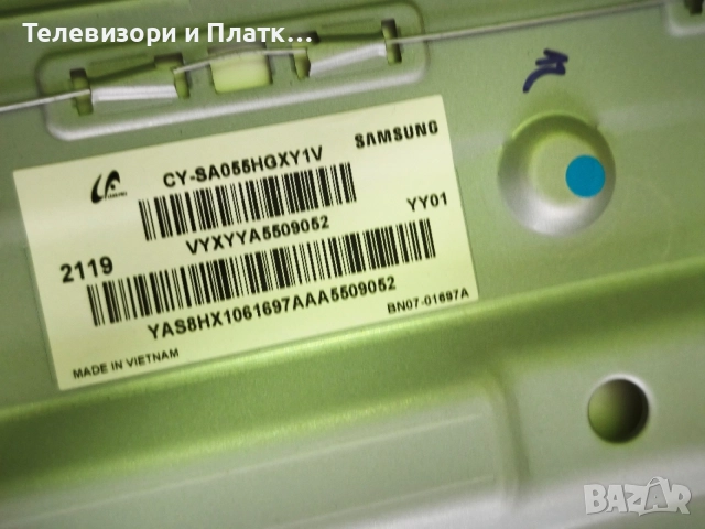 Samsung UE55AU8072U BN94-16868V BN41-02844A, снимка 2 - Части и Платки - 55795901