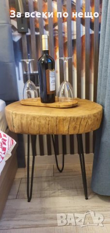 Ръчно изработено нощно шкафче, снимка 3 - Шкафове - 44381741