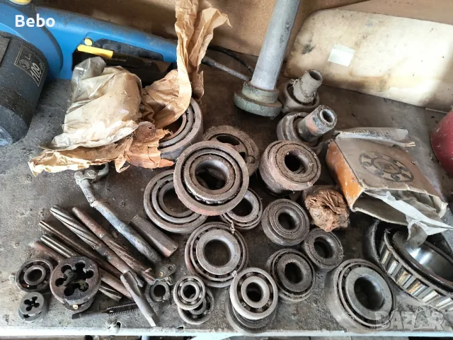 лагери, плашки, метчици различни размери 