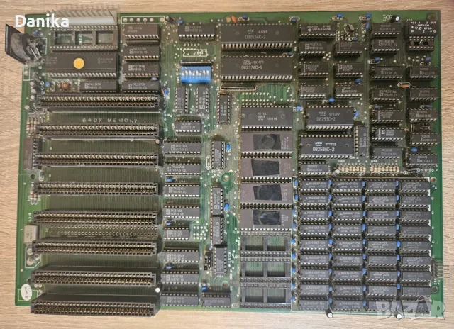 Работеща дънна платка JUKO с процесор Fujitsu 8088-2 IBM PC XT Правец 16 