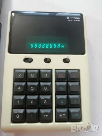 Ретро калкулатор HITACHI KK221B , снимка 3 - Антикварни и старинни предмети - 49695975