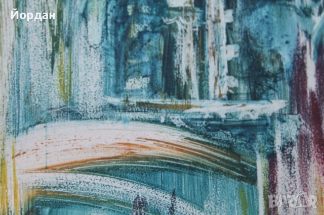 Картина Никола Николов ''Фонтаните вечер'', снимка 8 - Колекции - 41447706