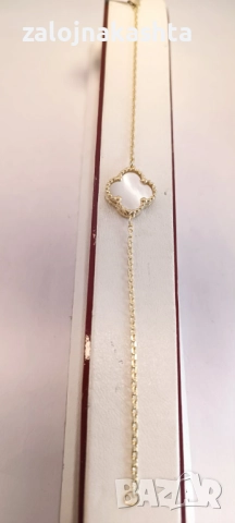 Нова-Златна гривна-3,47гр/14кр, снимка 2 - Гривни - 52719488