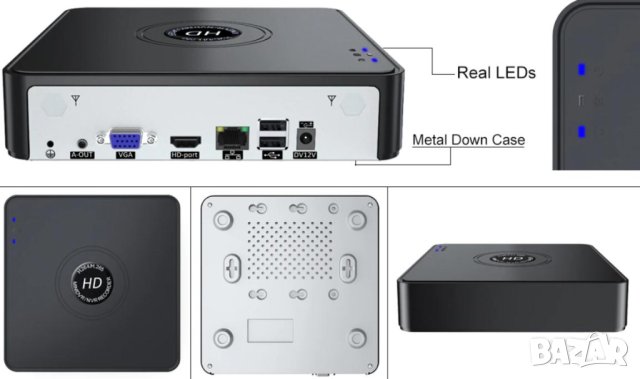 FHD 4K Ultra HD ONVIF P2P H.265+ HEVC 16ch NVR 8MPx IP Камери AI Human Detection Лицево Разпознаване, снимка 16 - IP камери - 39455547