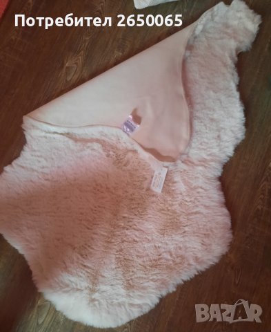 Пухкаво бяло килимче+възглавничка плюш-лукс!, снимка 4 - Килими - 42654672