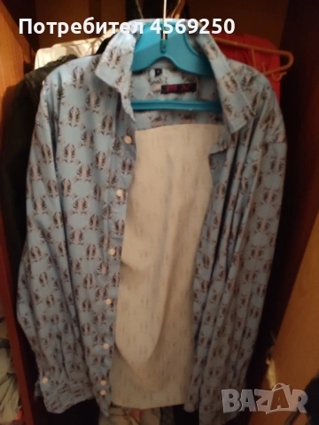 Синя мъжка риза Bentley brothers, размер S, чисто нова , снимка 2 - Ризи - 53762286