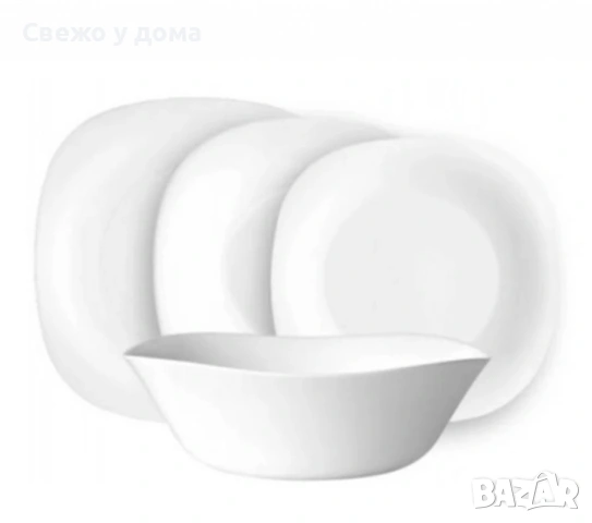 Сервиз за хранене Bormioli Rocco Parma от 19 части, снимка 6 - Сервизи - 53461753