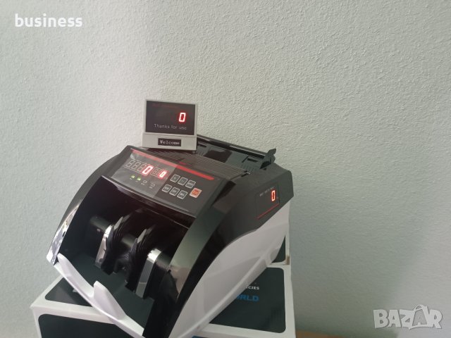 Нова машина за броене на банкноти/пари -БАНКНОТОБРОЯЧНА МАШИНА, снимка 2 - Друго търговско оборудване - 23255249
