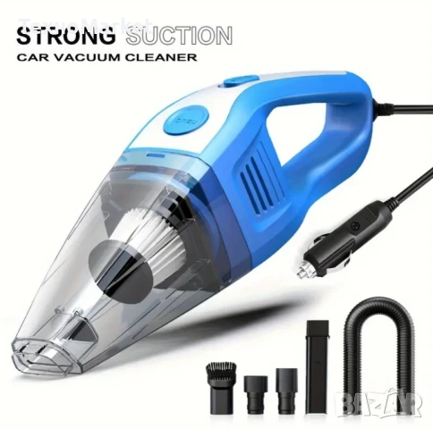 Мощна удобна прахосмукачка за Автомобил готова за работа , снимка 6 - Аксесоари и консумативи - 50637641