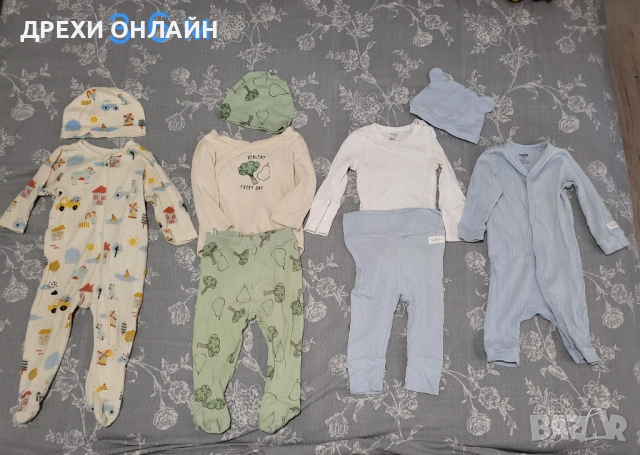 Бебешки дрехи 0-3м 3-6 м, снимка 4 - Комплекти за бебе - 51710257