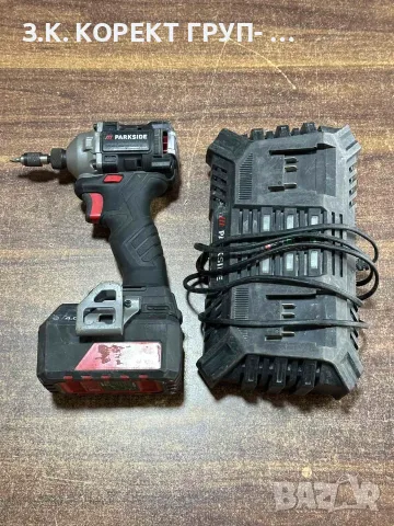 PARKSIDE Performance PDSSAP 20-Li D3 – Ударен гайковерт, снимка 4 - Винтоверти - 56112644
