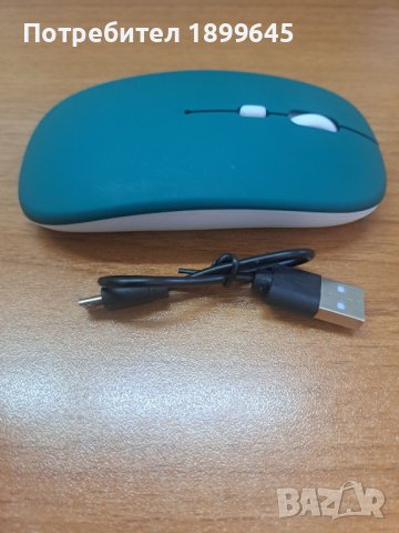 Bluetooth безжична мишка с USB акумулаторна батерия, снимка 4 - Клавиатури и мишки - 41288266