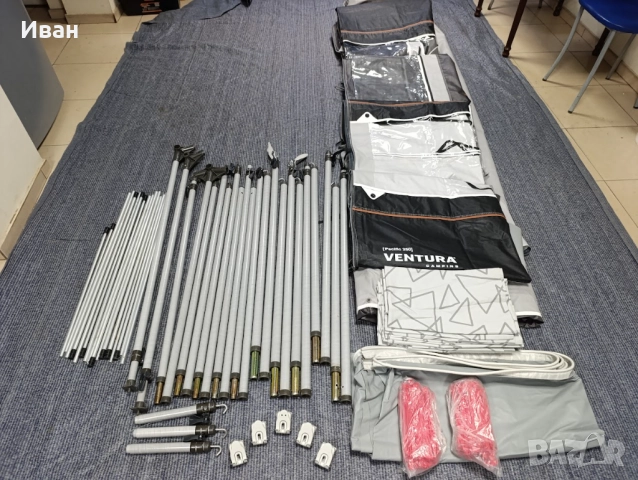 2023г. Форселт за каравана Isabella Ventura Pacific D250 Размер 962см (948-972)см земя-земя, снимка 2 - Палатки - 51201605